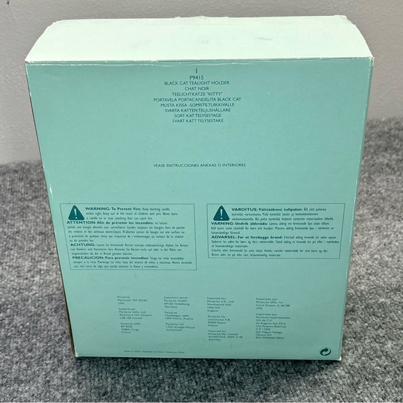 Partylite Black Cat Halloween Tealight Votive Candle Holder Arched Back P9415 - Picture 16 of 16